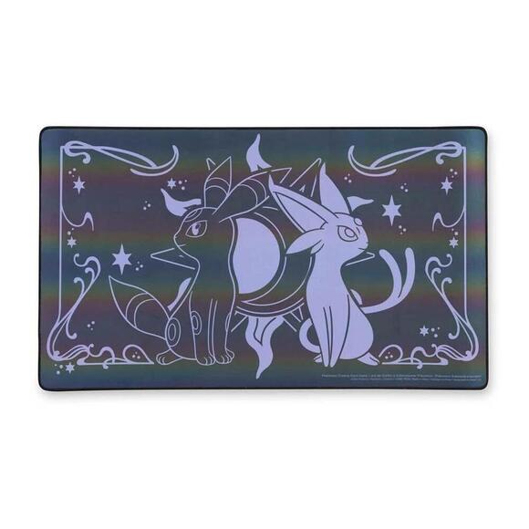 Pokemon Other - Pokémon Center Exclusive: Celestial Espeon & Umbreon Premium Iridescent Playmat
